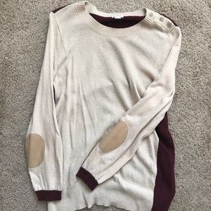 J CREW Sweater with elbow patches